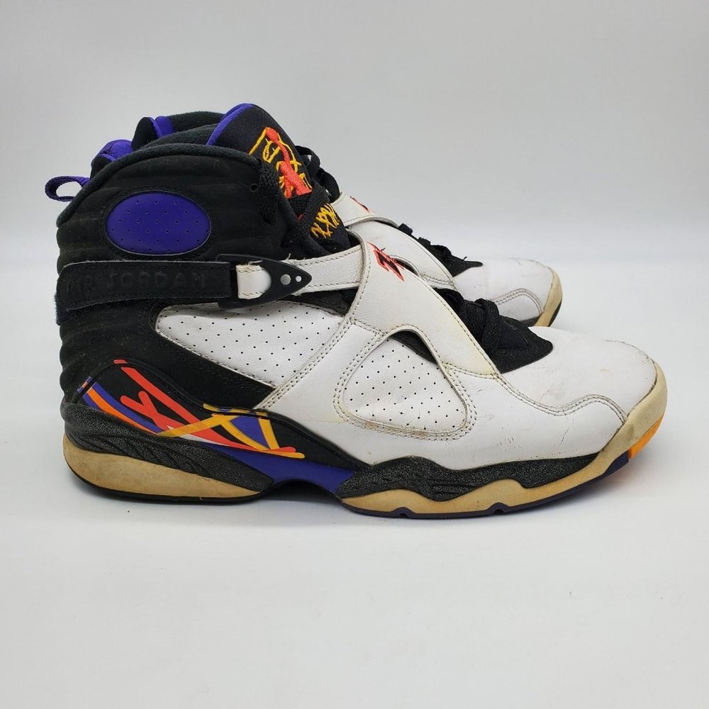 Nike Air Jordan 8 VIII Retro 3Peat White/Infrared 23 Black 305381-142
